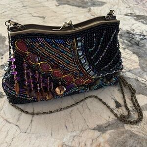 Beaded Evening Clutch - Multicolor